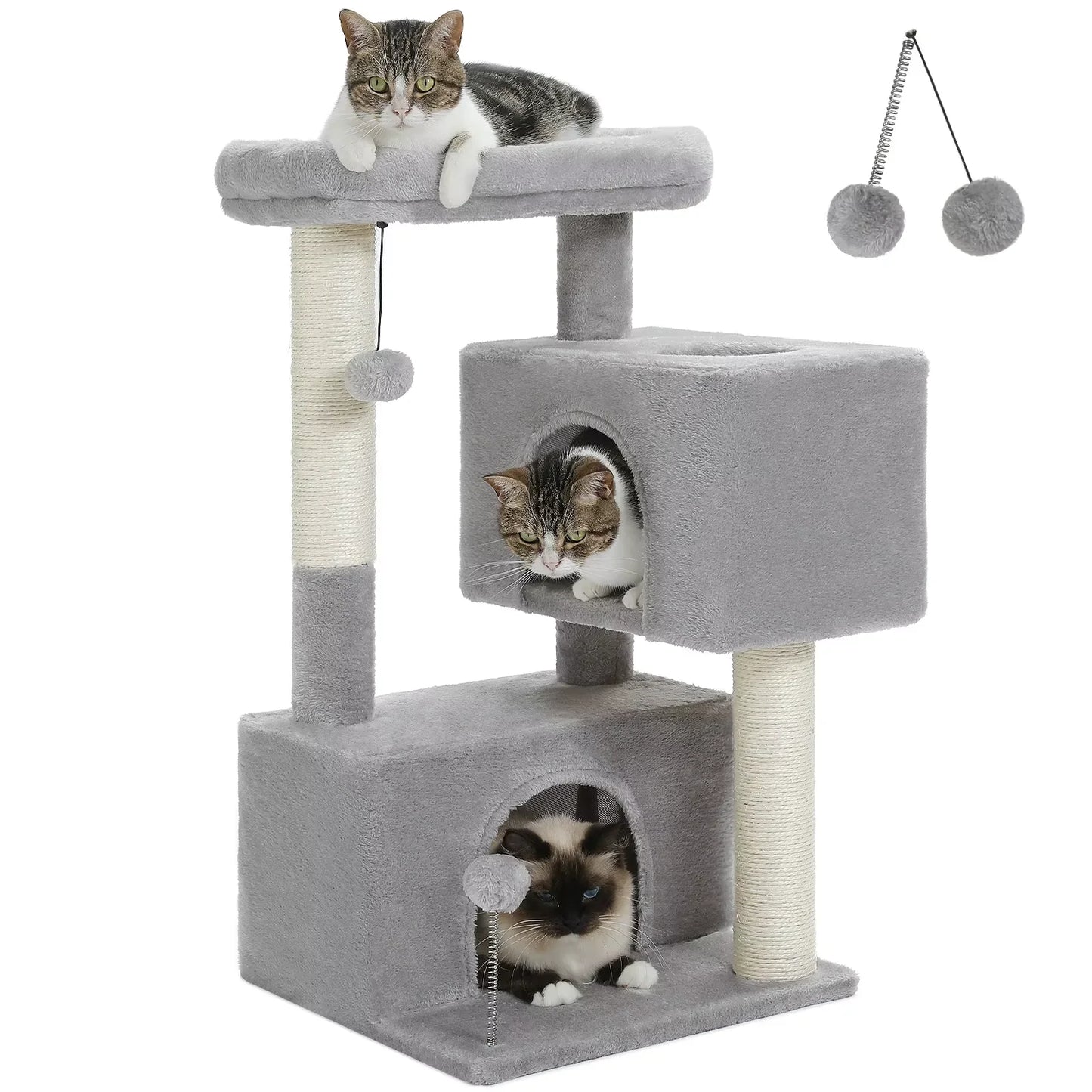 Cat Tree for Large Cats Cat Tower for Indoor 