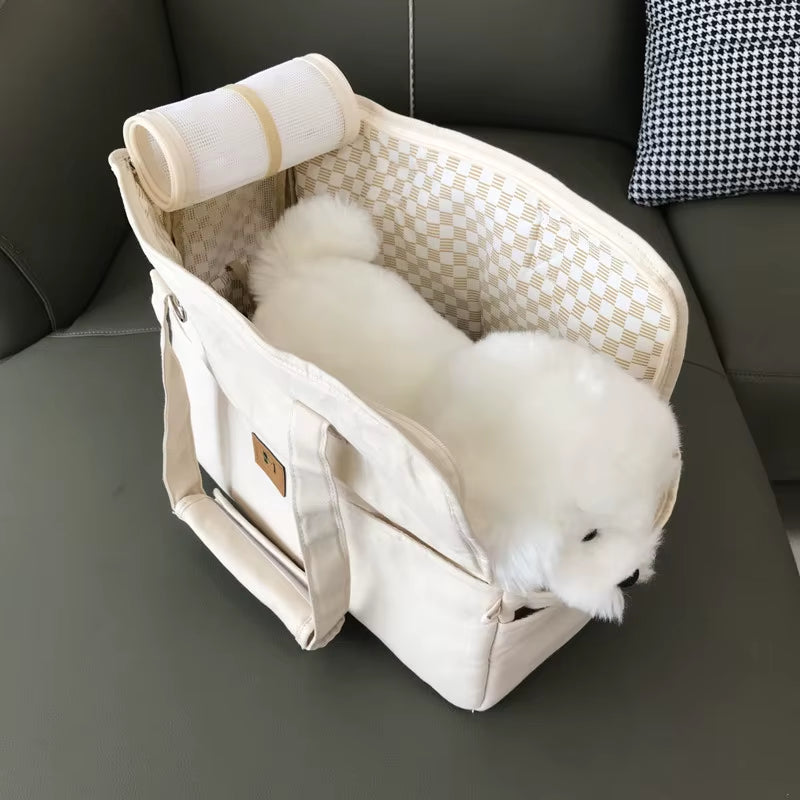 portátil bolso hombro mascota perro