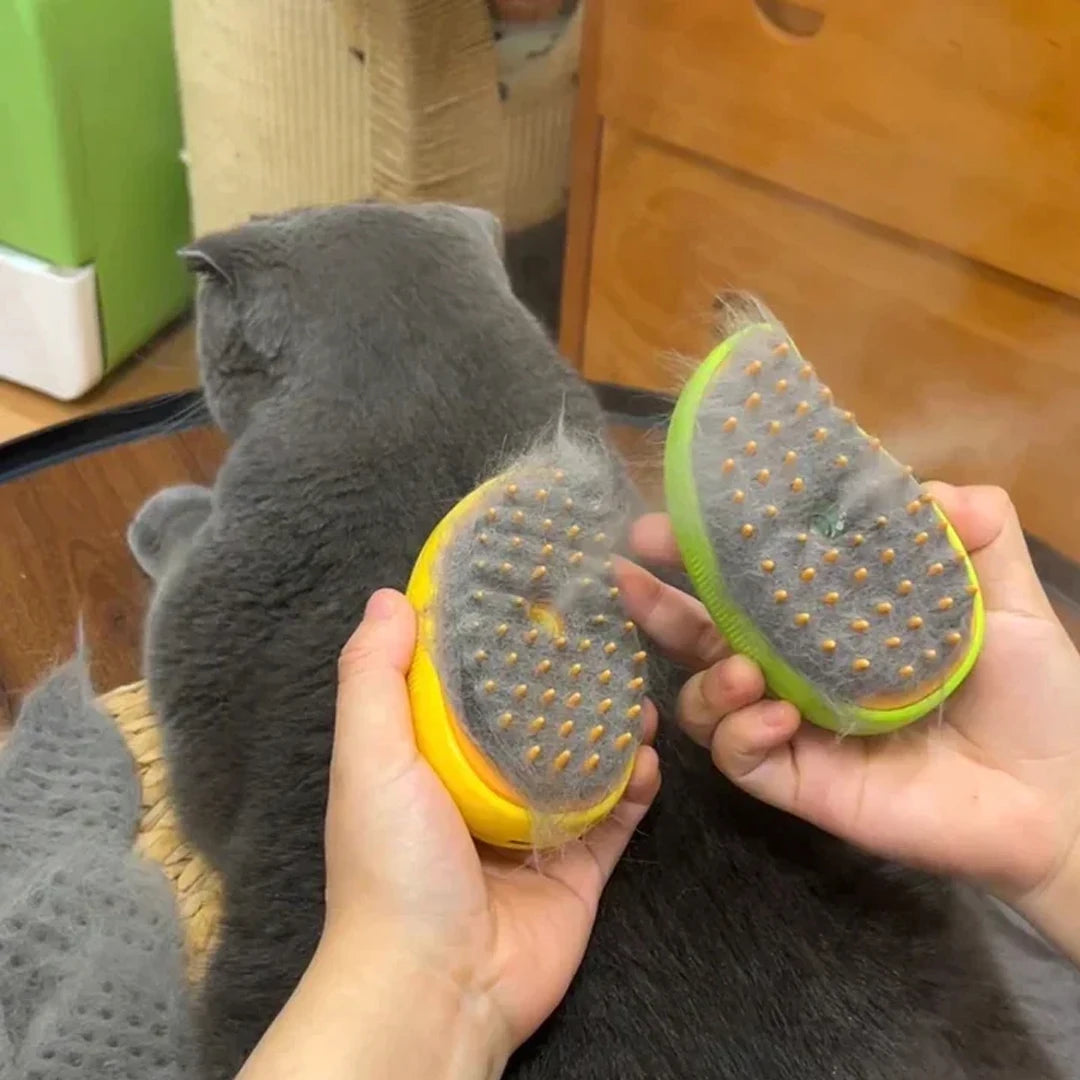 Easy-to-use pet grooming brush for daily pet grooming routine