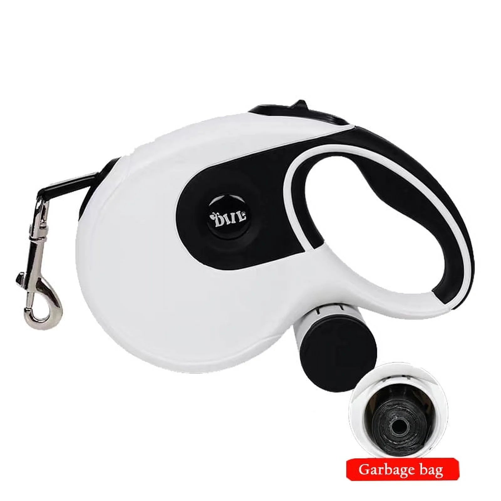 Retractable Dog Leash with Poop Bag Holder Dispenser & Bags 16Ft for Heavy Duty Dogs