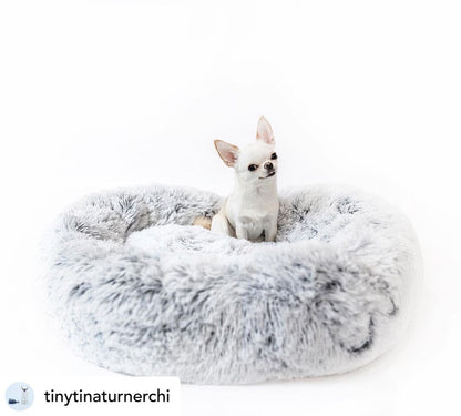 Orthopedic Pet Bed with non-slip base and plush interior