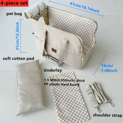 portátil bolso hombro mascota perro