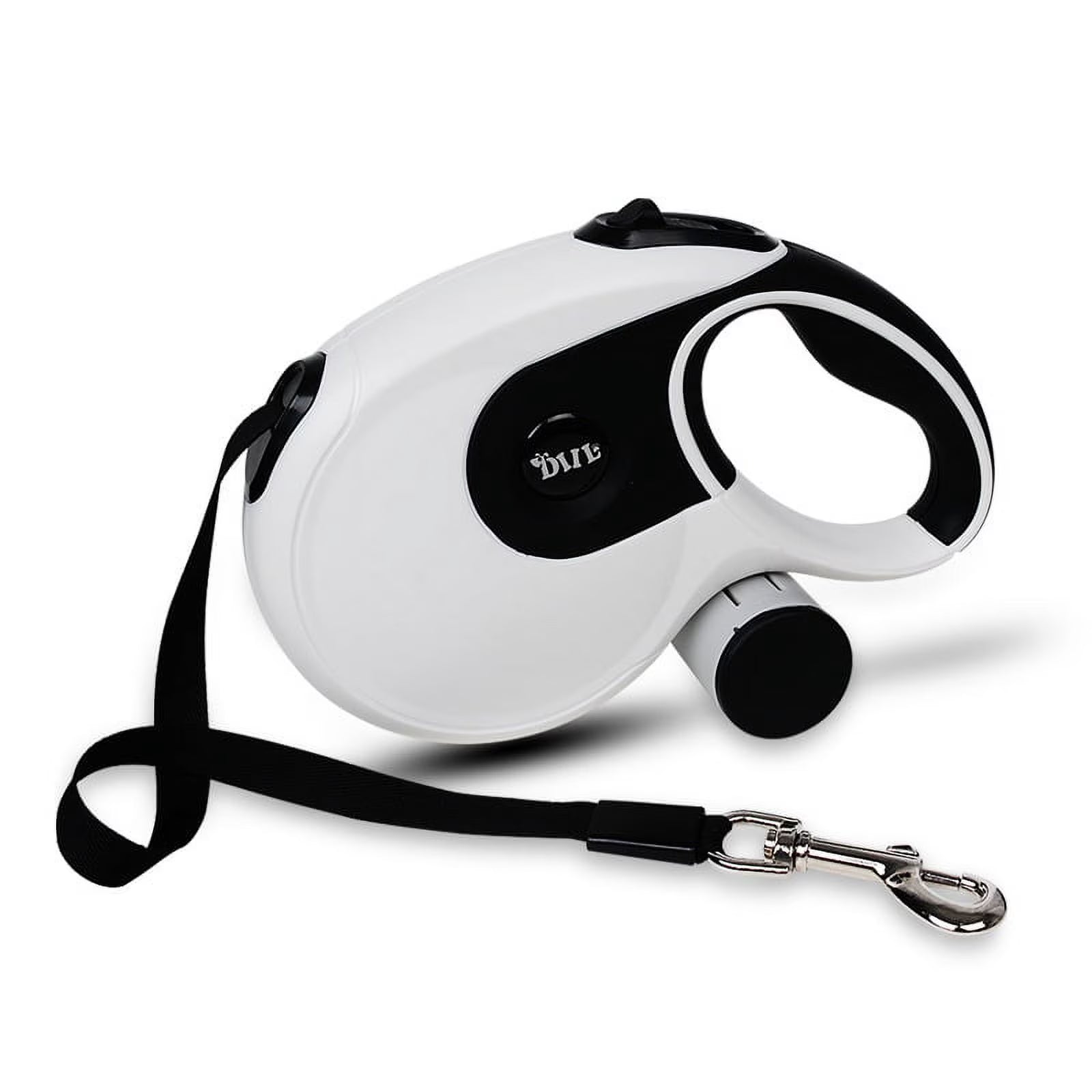 Retractable Dog Leash with Poop Bag Holder Dispenser & Bags 16Ft for Heavy Duty Dogs