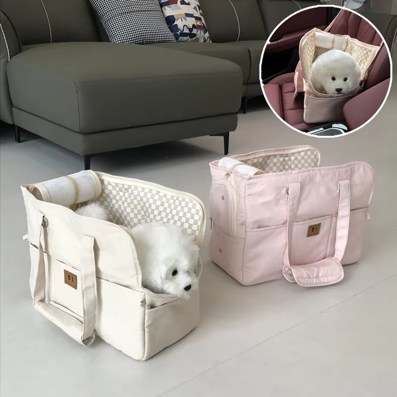 portátil bolso hombro mascota perro