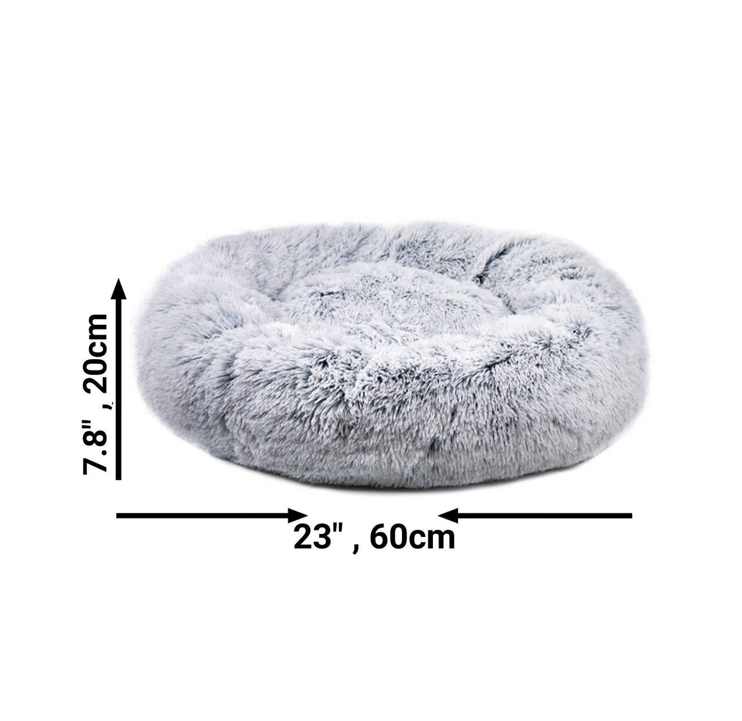 Orthopedic Pet Bed with non-slip base and plush interior