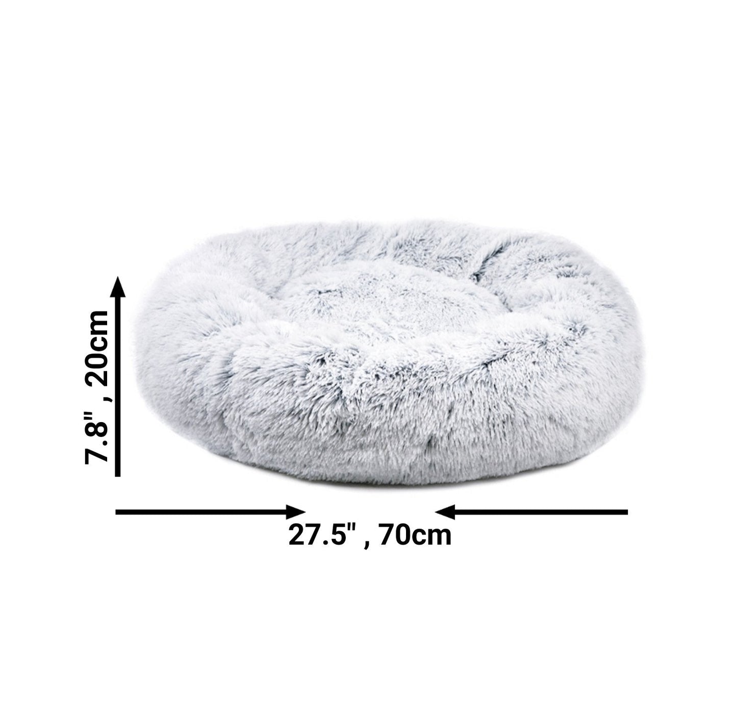 Orthopedic Pet Bed with non-slip base and plush interior